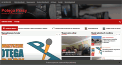 Desktop Screenshot of potegaprasy.pl